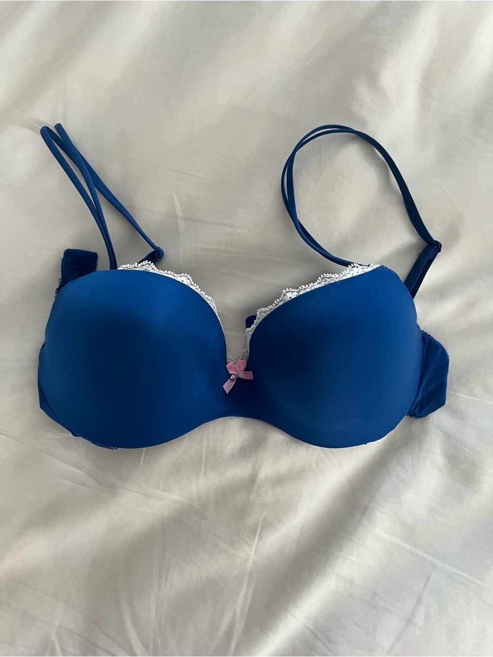 Blue Victoria’s Secret Push Up Bra 34C